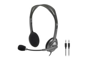 Logitech Écouteurs H110 Stereo noir